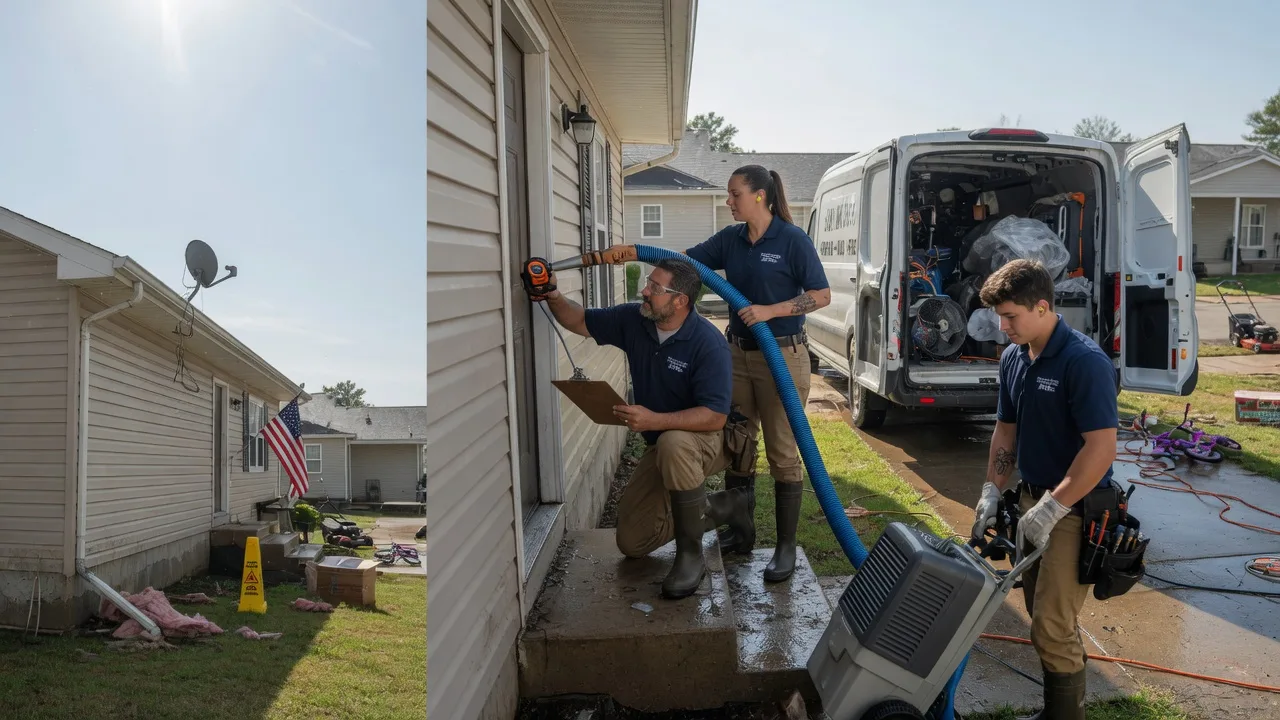 Ceiling Water Damage Restoration in Wright, KS near me